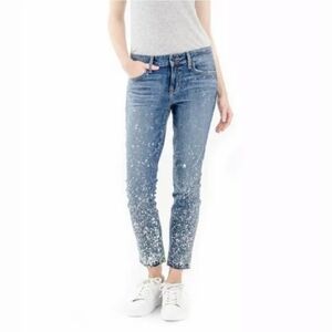 Level 99 Amber Relaxed Skinny Jeans Dark Galaxy Wash 26